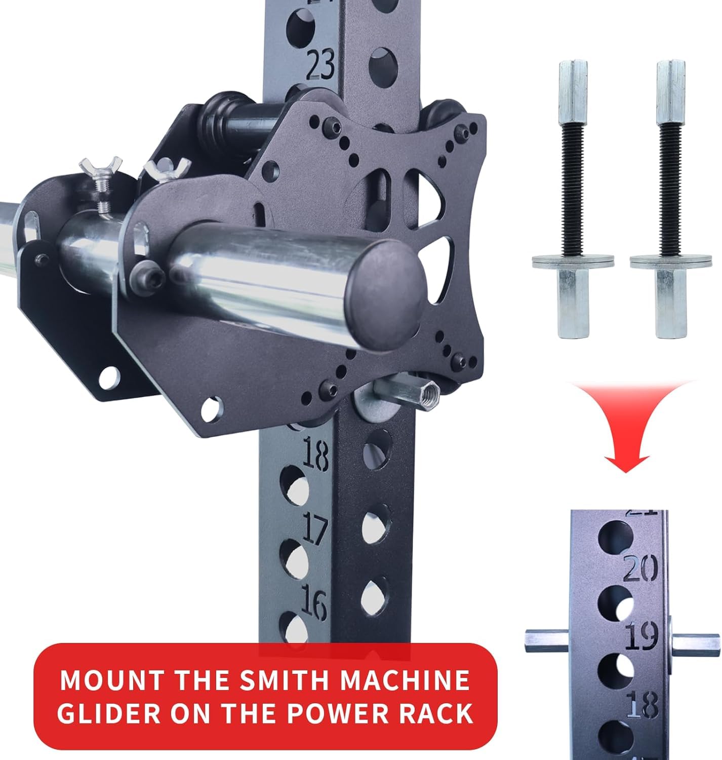 AHTAPFON Smith Machine Attachments for Cable Machine,Cable Pulley System for Power Rack Attachments,Squat Rack Attachments for Cable Crossover,Bench Press,Deep Squat,LAT Pull Down