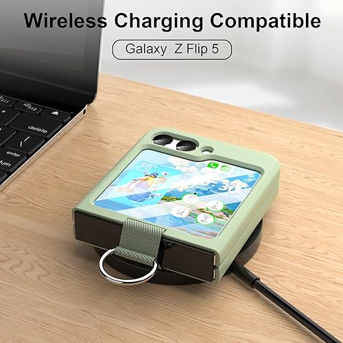 Miniatura 5 de DAKORIE Para Samsung Galaxy Z Flip 5 Funda Con Anillo Cubierta Protectora A Prueba De Golpes Flip Z 5 Funda Para Teléfono Para Galaxy Z Flip 5 5G