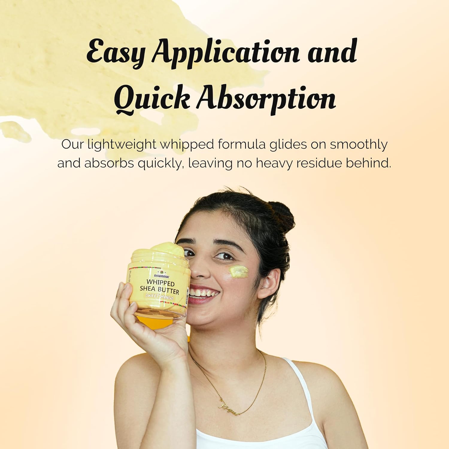 AKWAABA Whipped Shea Butter (Sweet Mango) – Nourishes & Moisturizes | Made with Shea Butter | No Dyes & Parabens | 12 oz / 340 g - Image 5