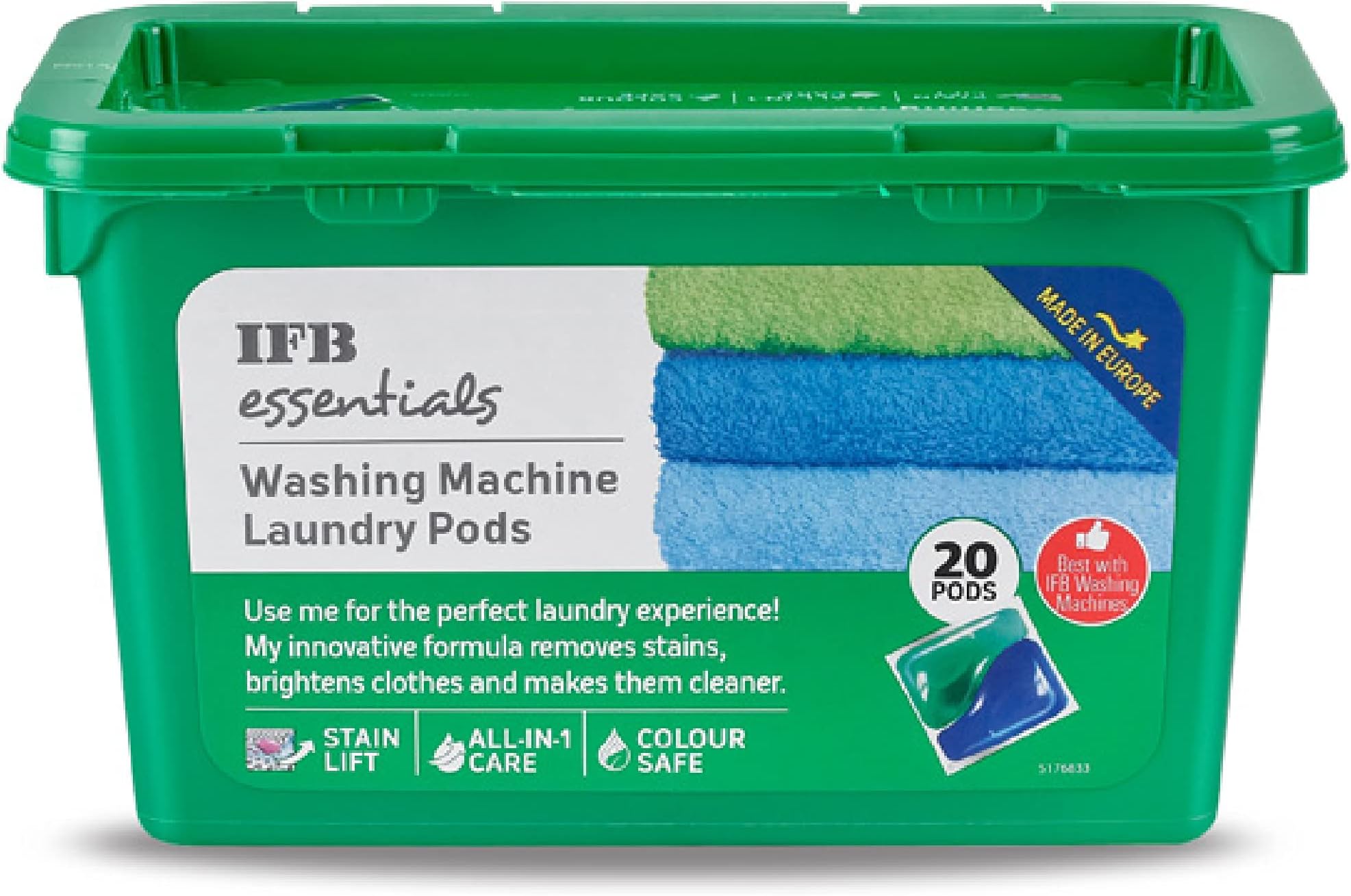 IFB Essentials Washing Machine Laundry Pods - 490 ml