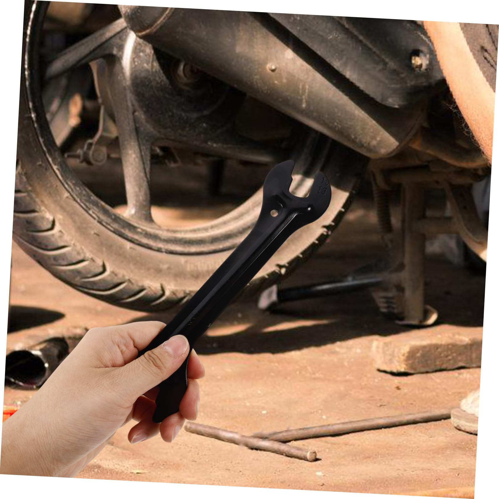 Kit Bici Chiave per Piatti Attrezzo per Pneumatici Chiave per Bici Adattatore per Valvola Attrezzo per Tenditore Attrezzi Bicicletta