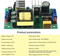 Vista 2 de Módulo de fuente de alimentación de precisión de CA a CC 12V 2A, CA 110V 100V-264V a 12V 2A 2000mA módulo reductor aislado (1PCS)