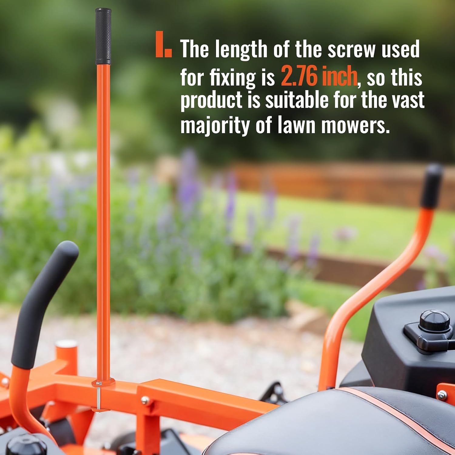 Mowers Mount Assist Handle Compatible with Bad Boy Mowers, Grab Assistant Handles for 088-3500-00 (Except the R Series), Orange