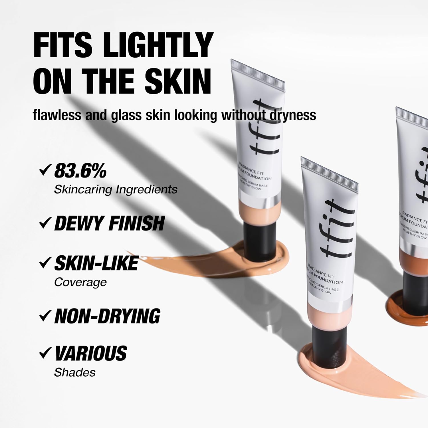 TFIT Makeup Duo - Delicate Silk Veil Art Primer + Radiance Fit Serum Foundation