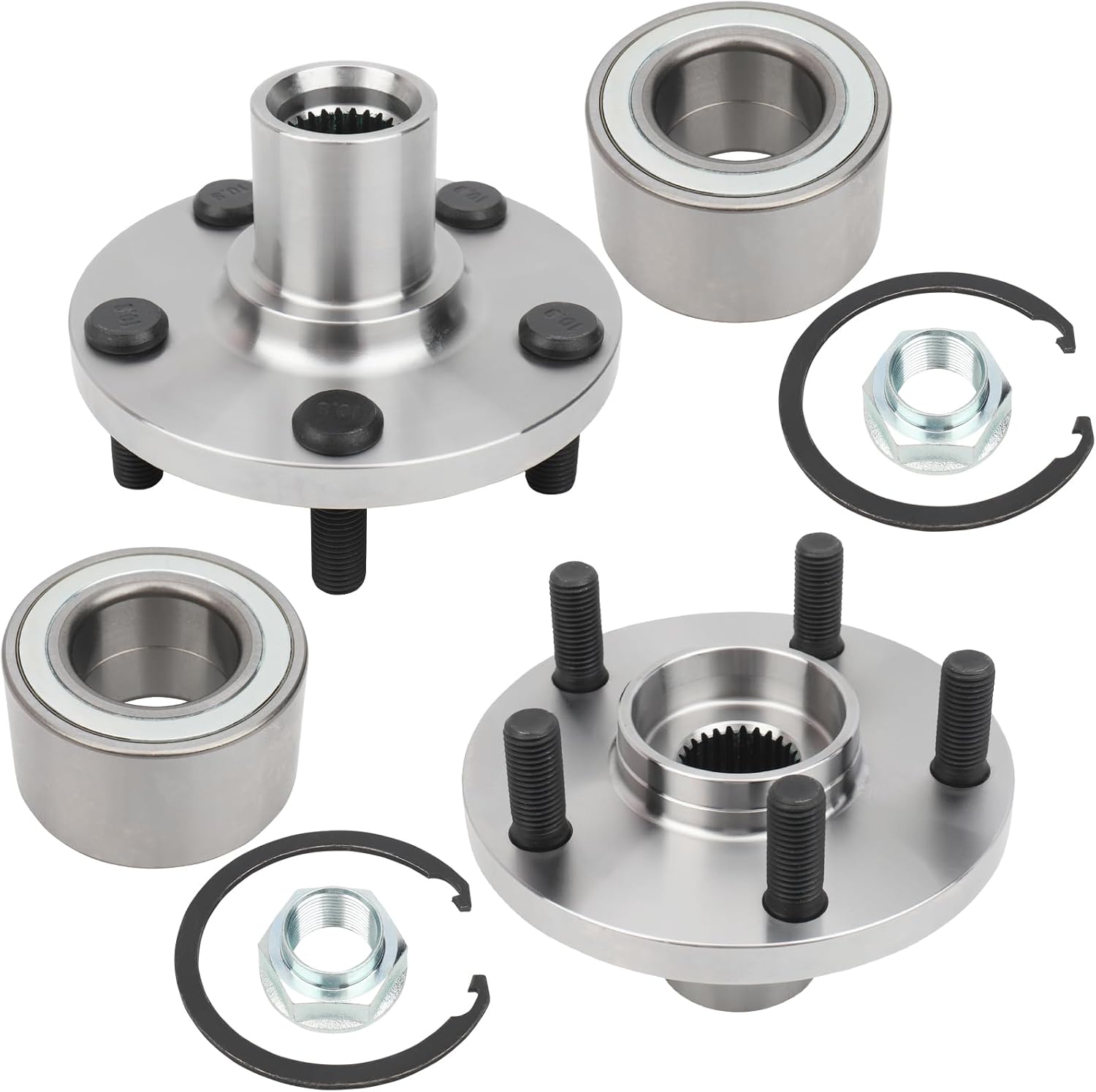 【Pair】 DRIVESTAR BR930598K Front Left&Right Wheel Hub & Bearing Assembly for Pontiac Vibe 2003-2010; for Toyota Celica 2000-2005; for Toyota Matrix 2003-2008; HA590498