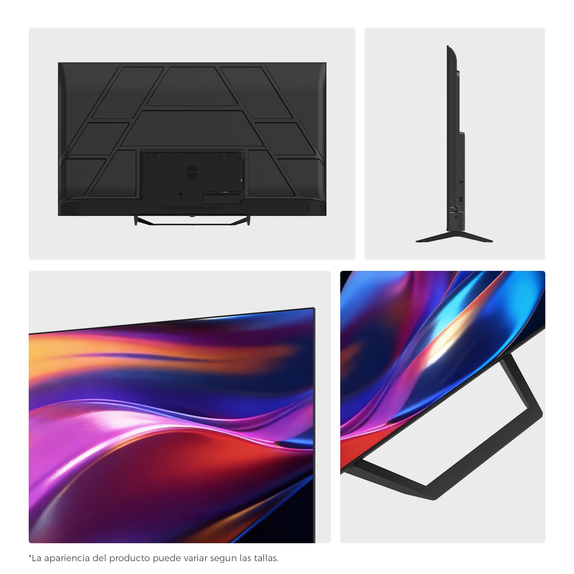 Haier QLED 4K UHD H50S81FUX - 50", Smart TV, Google TV, Dolby Audio, HDR 10, Smart Remote Control, Google Assistant, Bluetooth 5.1, 120Hz Gaming, USB 2.0, DBX TV, HDMI 2.1 x 4, Sin Marcos, 2025