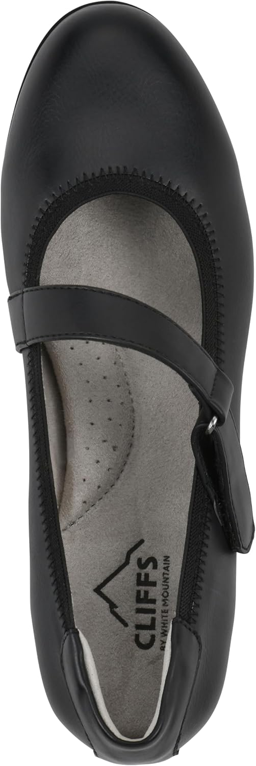Cliffs by White Mountain Women's Cushioned Carwen Mary Jane Flat