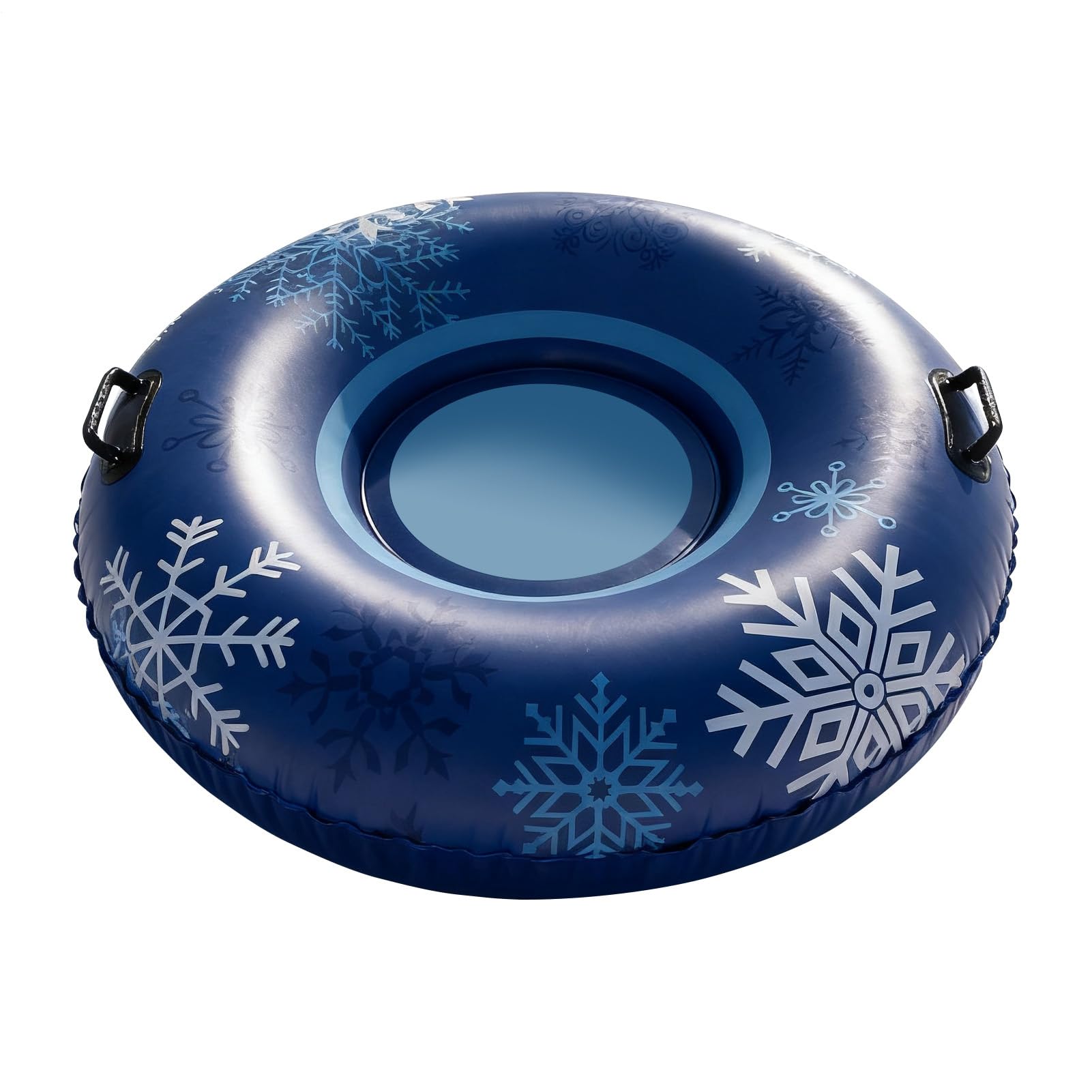 Snow Sledge for Adults - 43.3 Inch Cold Resistant Inflatable Float | Heavy Duty Snow Tube for Winter Outdoor Adventure Camping Picnic Travel Exploration Running