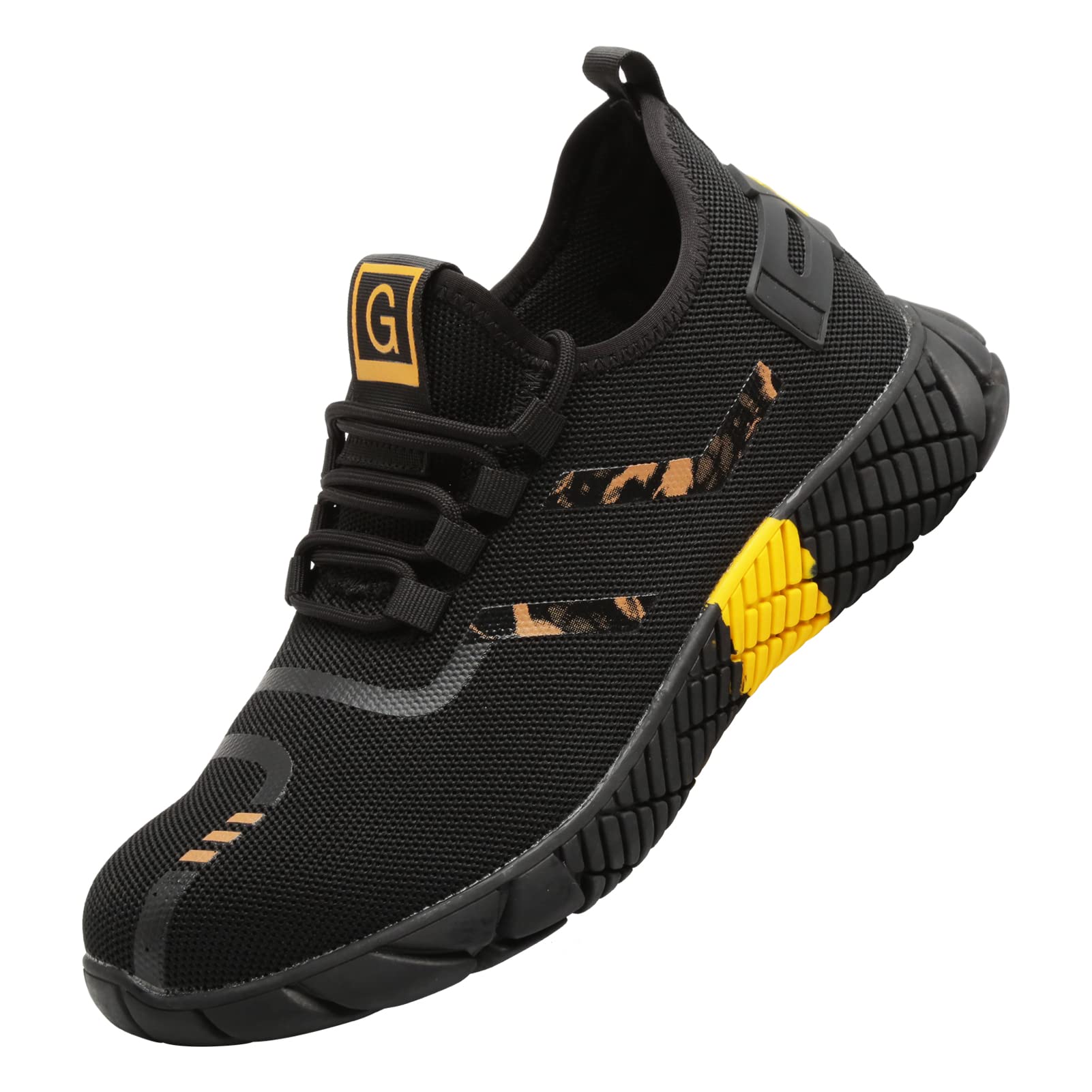 GODUNSHER Steeel Toe Work Shoes for Men and Women Lightweight Comfortable Sneakers Safety Footwear Boots