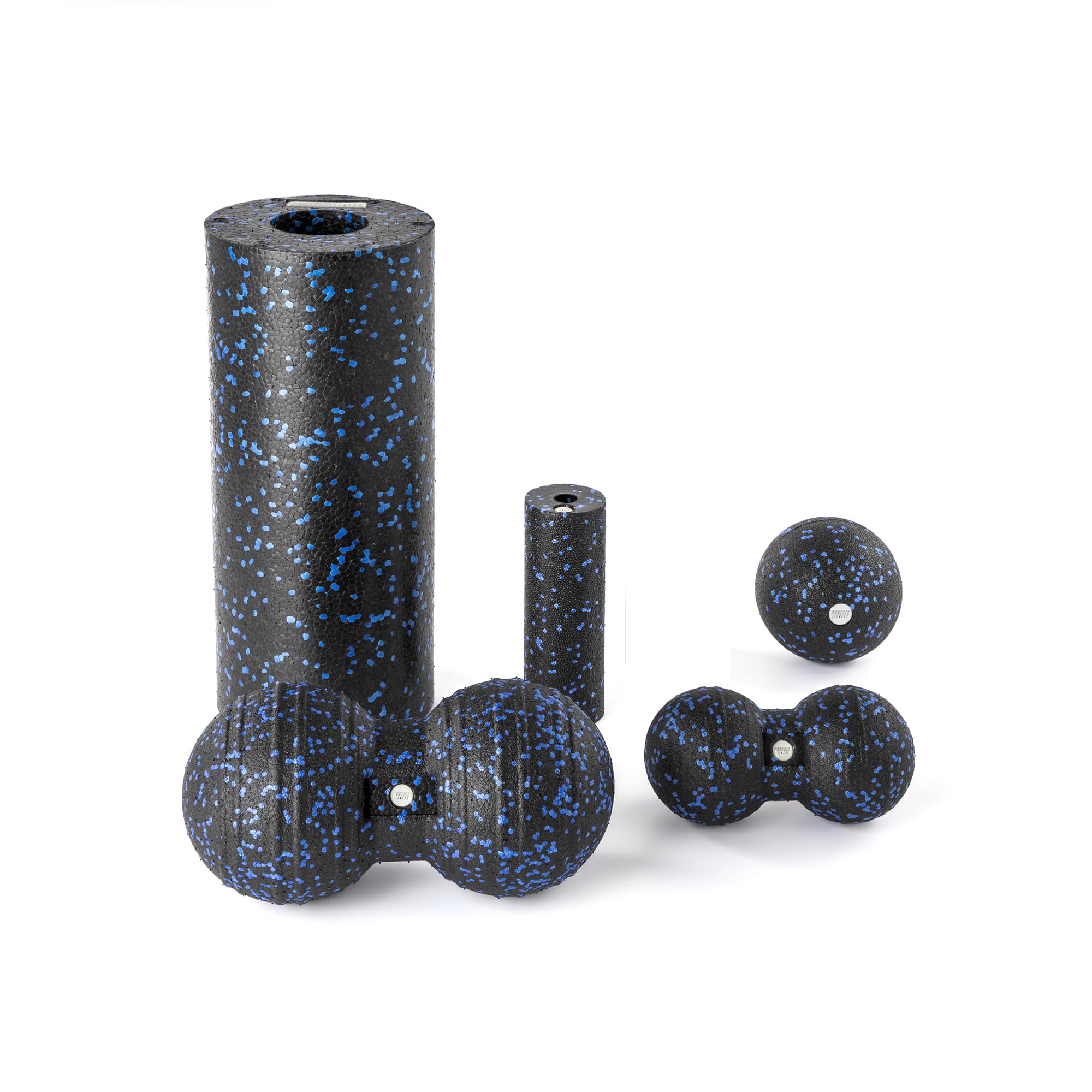 Phoenix Fitness Massage Roller Set - 5-Piece High-Density EPP Foam Roller & Massage Balls for Deep Tissue Muscle Recovery & Pain Relief - Portable Fascia Kit for Athletes with Carry Bag for Home & Gym
