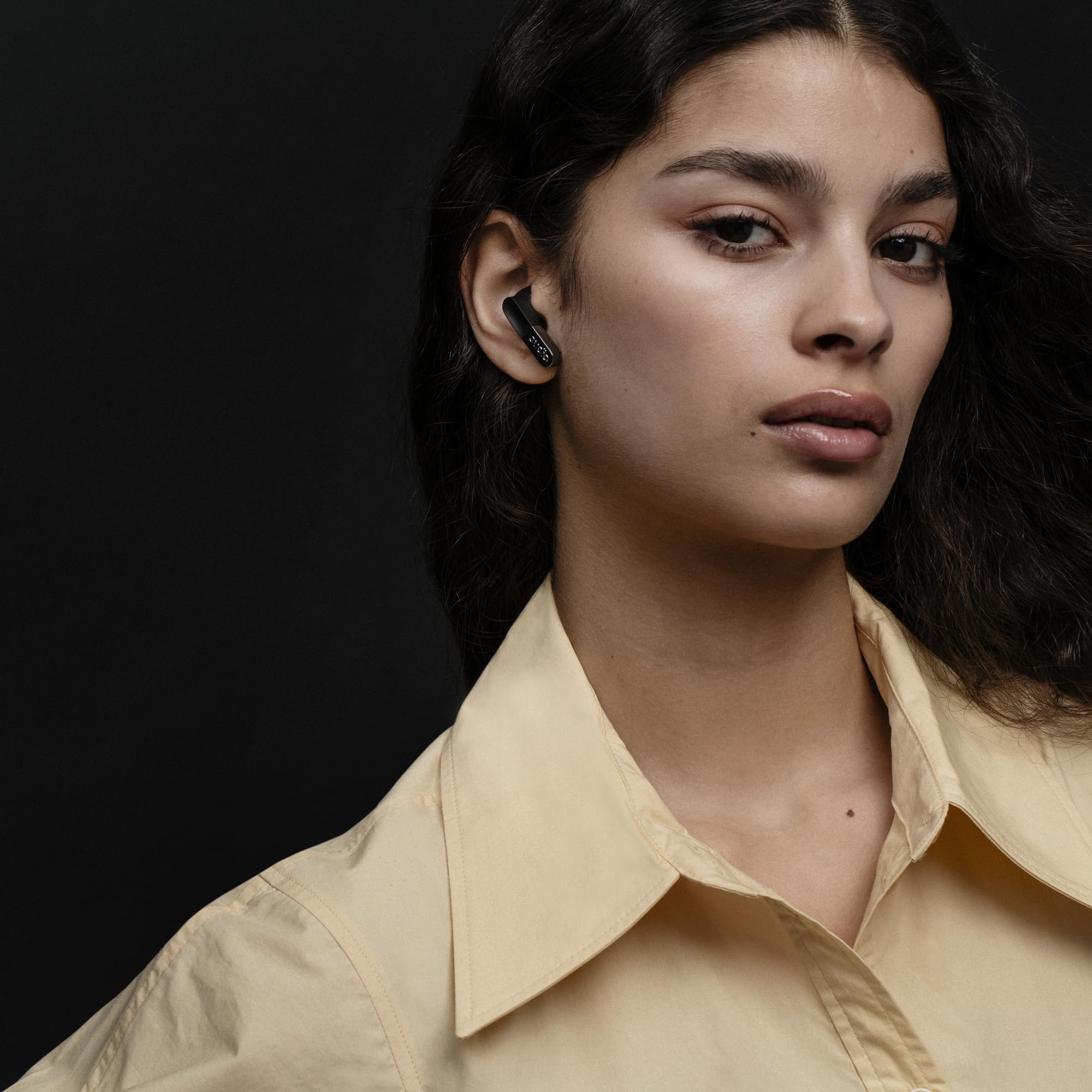 sudio N3 Midnight Black - The Day-to-Night Earbuds. Made from Recycled Plastics. Long Playtime of 5.5 Hours, 30 Hours total, Water Resistant, Enhanced Microphones to take Calls, Bluetooth 5.4