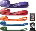 CFX Resistance Bands for Working Out,Exercise Bands for Body Stretching,Crossfit Training at Home/Gym for Men & Women