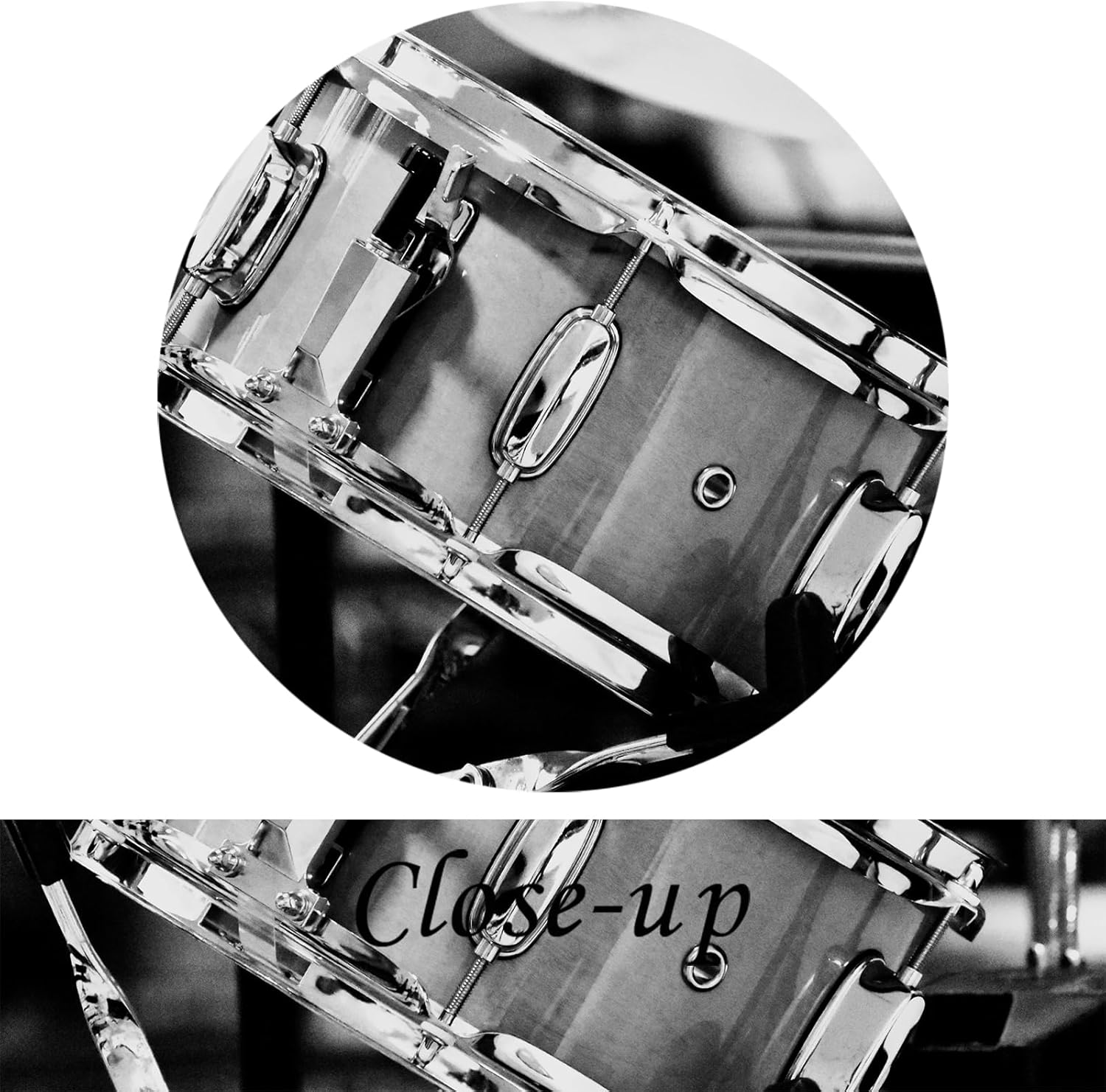KREATIVE ARTS 3-Piece Jazz Drum Canvas Wall Art Set – Black and White Musical Instrument Prints, 12x16'' Framed Jazz Drum Kit Pictures, Modern Rock Art for Living Room, Bedroom, Music Room Decor