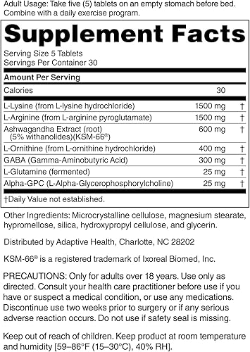 Miniatura 3 de Nugenix GH-Boost - Suplemento avanzado para aumentar la HGH para hombres - Apoya la energía, la resistencia, el sueño, con KSM-66, GABA, arginina,
