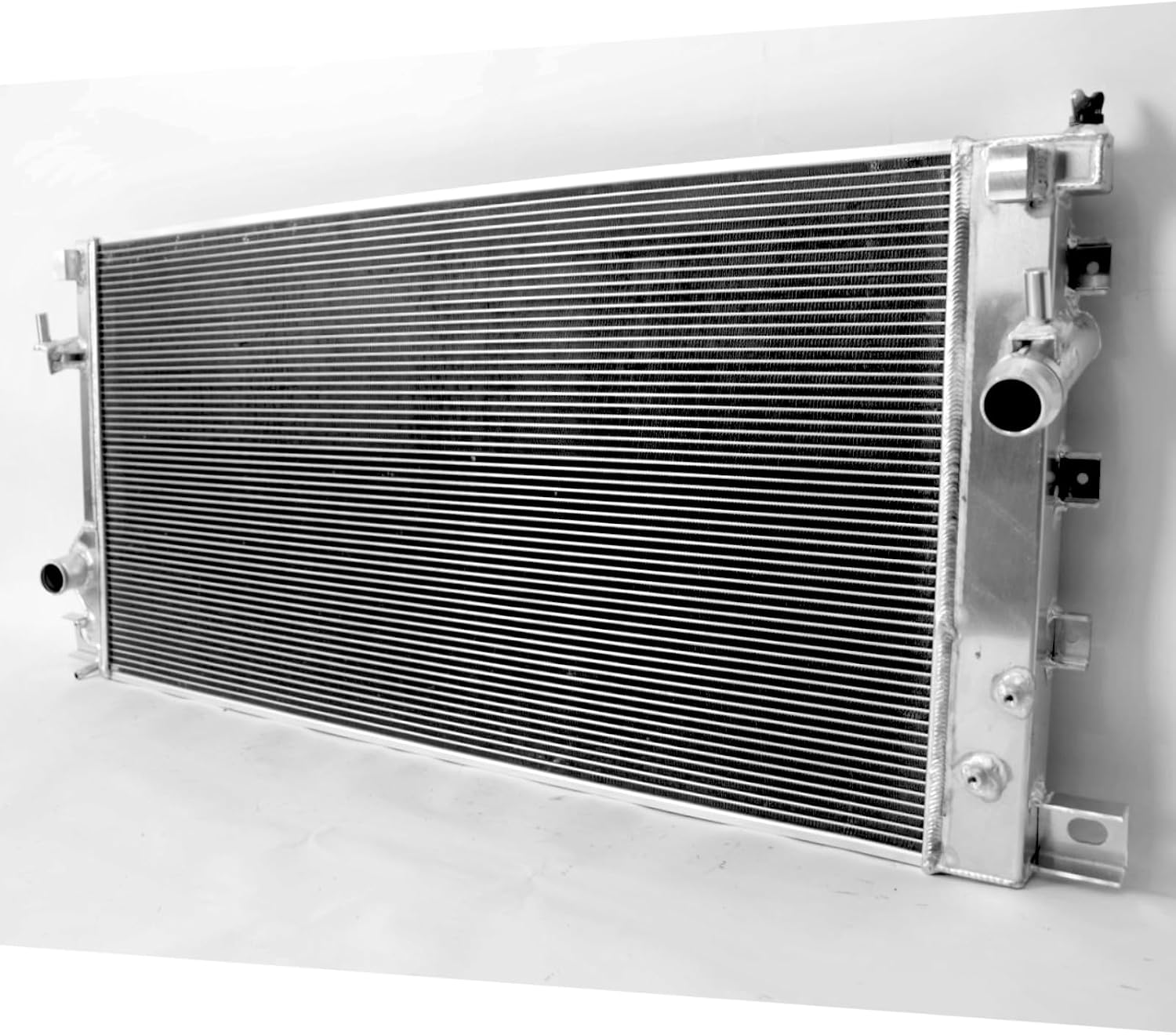 Compatible With Radiator Ford F150 F-150 2.7L 3.5L 5.0L AT All Aluminum Radiator 2015-2019, silver