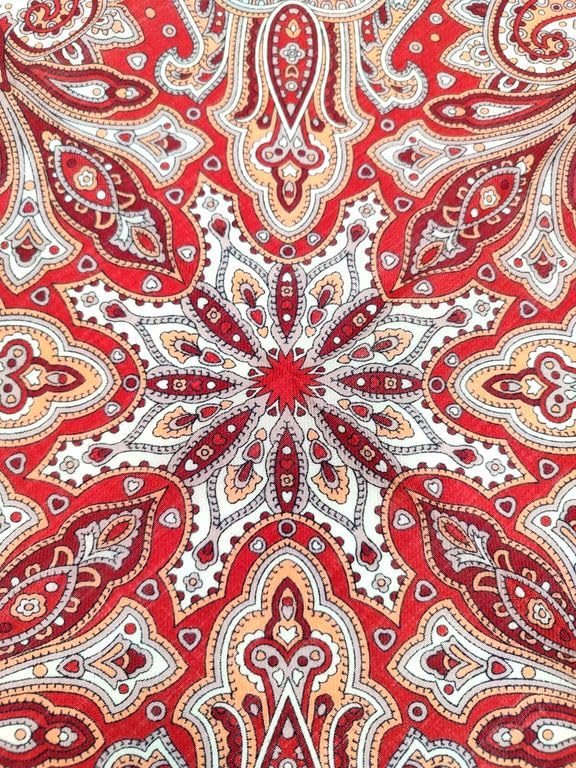 Wool Shawl for Women with Silk Fringe 35x35'' (89x89 cm) 100% Wool Scarf for Women, Floral Wrap, Fashion Scarf4