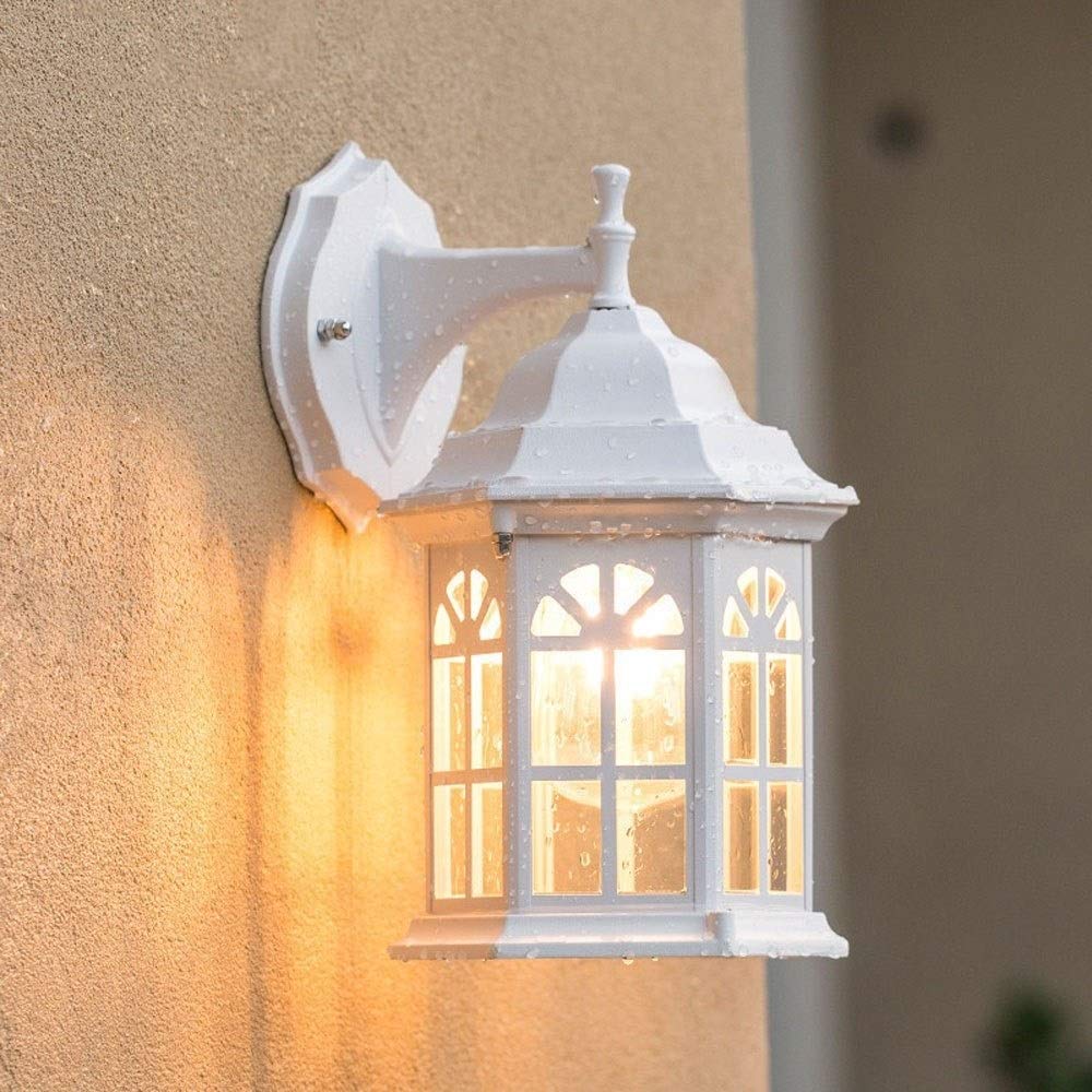 Lumière murale extérieure étanche design Edison pour allée et balcon