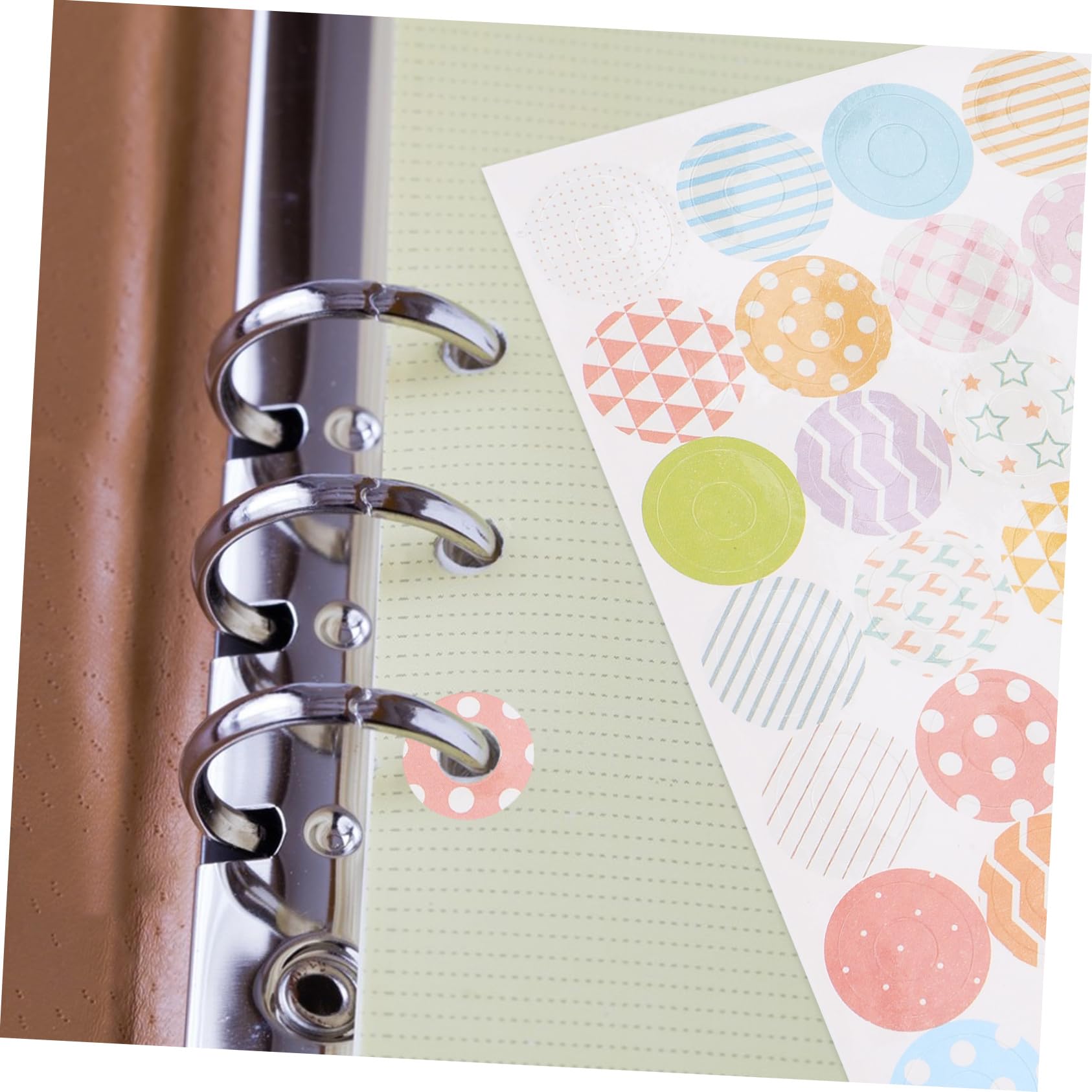 Amazon | Parliky ルーズリーフ紙穴補強ステッカー20シート サイズ強化