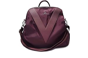 Convertible Backpack Purse: Violet Hues (Purple)