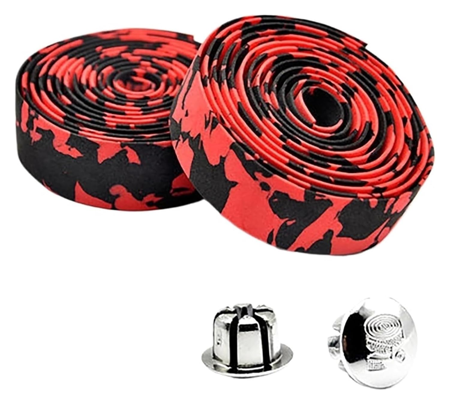 Handlebar Tape,Bike Handlebar Tape EVA Bicycle Handlebar Tape Cycling Mountain Bike Handle Belt Reflective Wrap Road Bike Belt(Black)