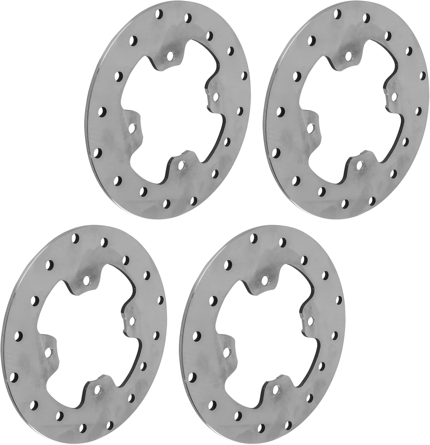 Caltric Front and Rear Left and Right Brake Disc Rotor Compatible with John Deere RSX850 XUV590 M166762 Qty4