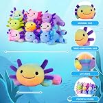 Axolotl Toy,Axolotl Stuffed Animal,8.66" Stuffed Axolotls Plush,Birthday Gift for Boys and Girls Gift for Christmas.(Mixed Blue,1 Pack)