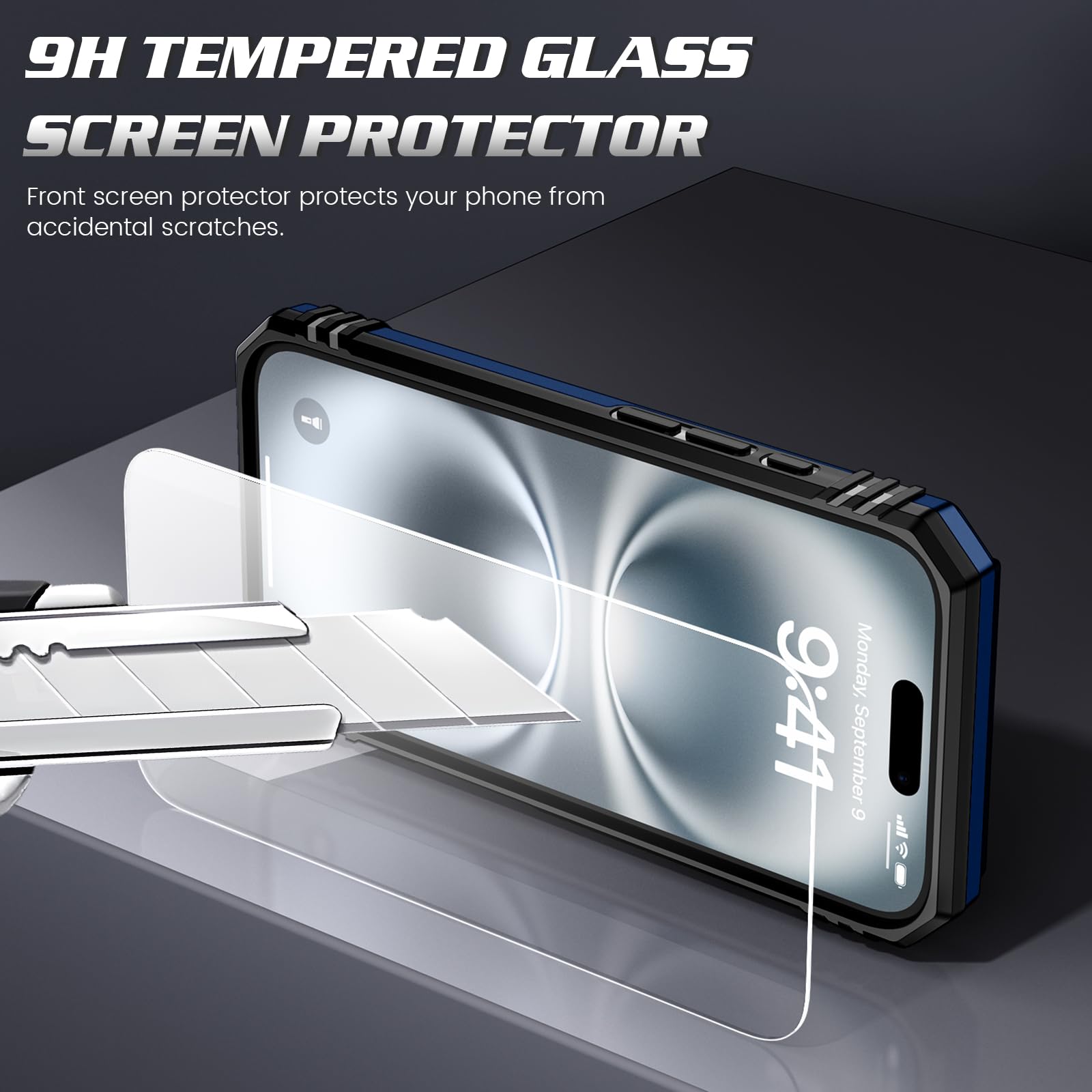 Doeshine For Sasung Galaxy A55 Case, 2 Pack Screen Protector, With 360° Rotate Ring Kickstand - View #7