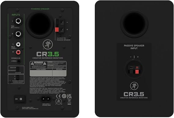 MACKIE CR3.5BT Creative Reference Bluetooth Active 3.5 Studio Monitor (Black)