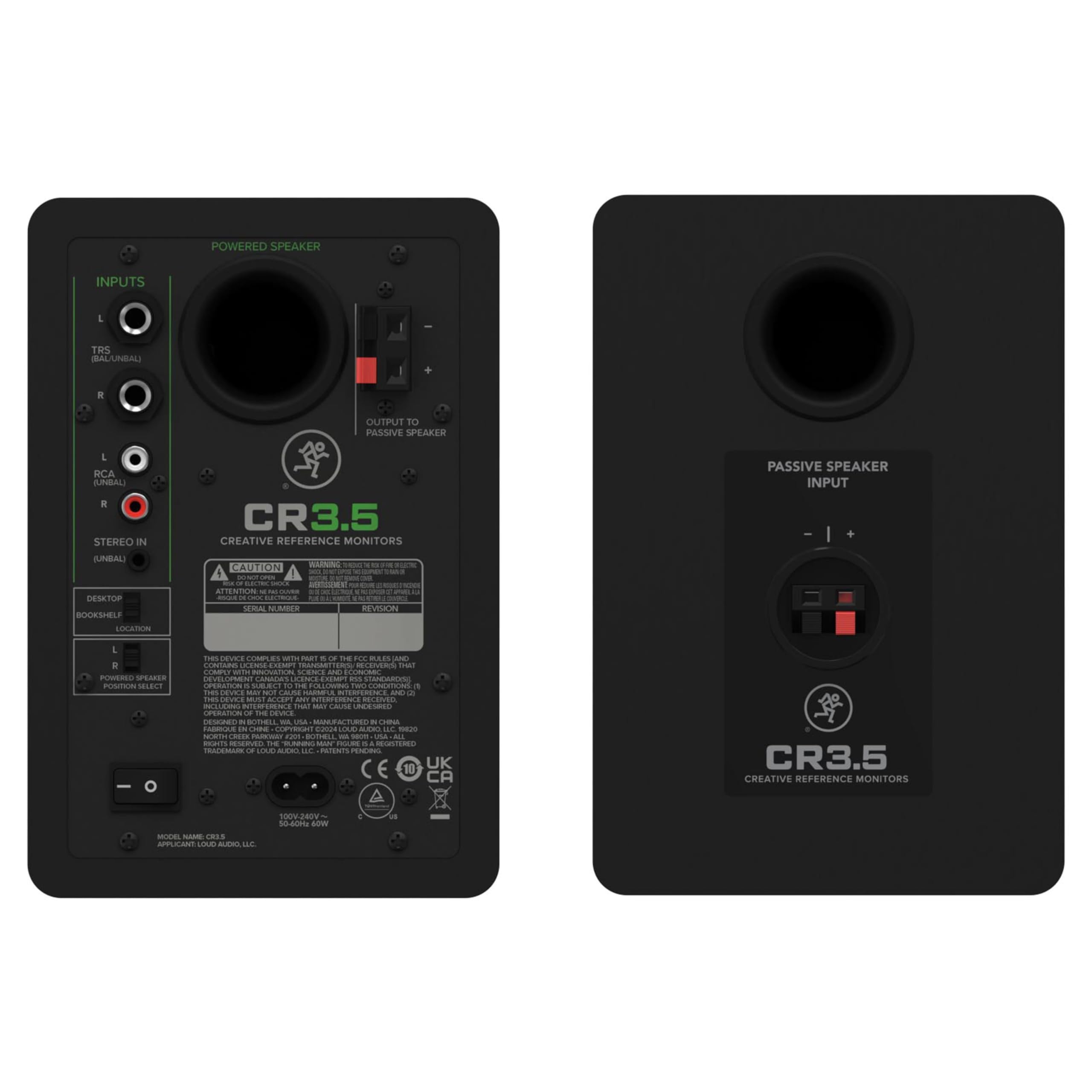 Mackie CR3.5BT Altavoces activos Bluetooth 50W