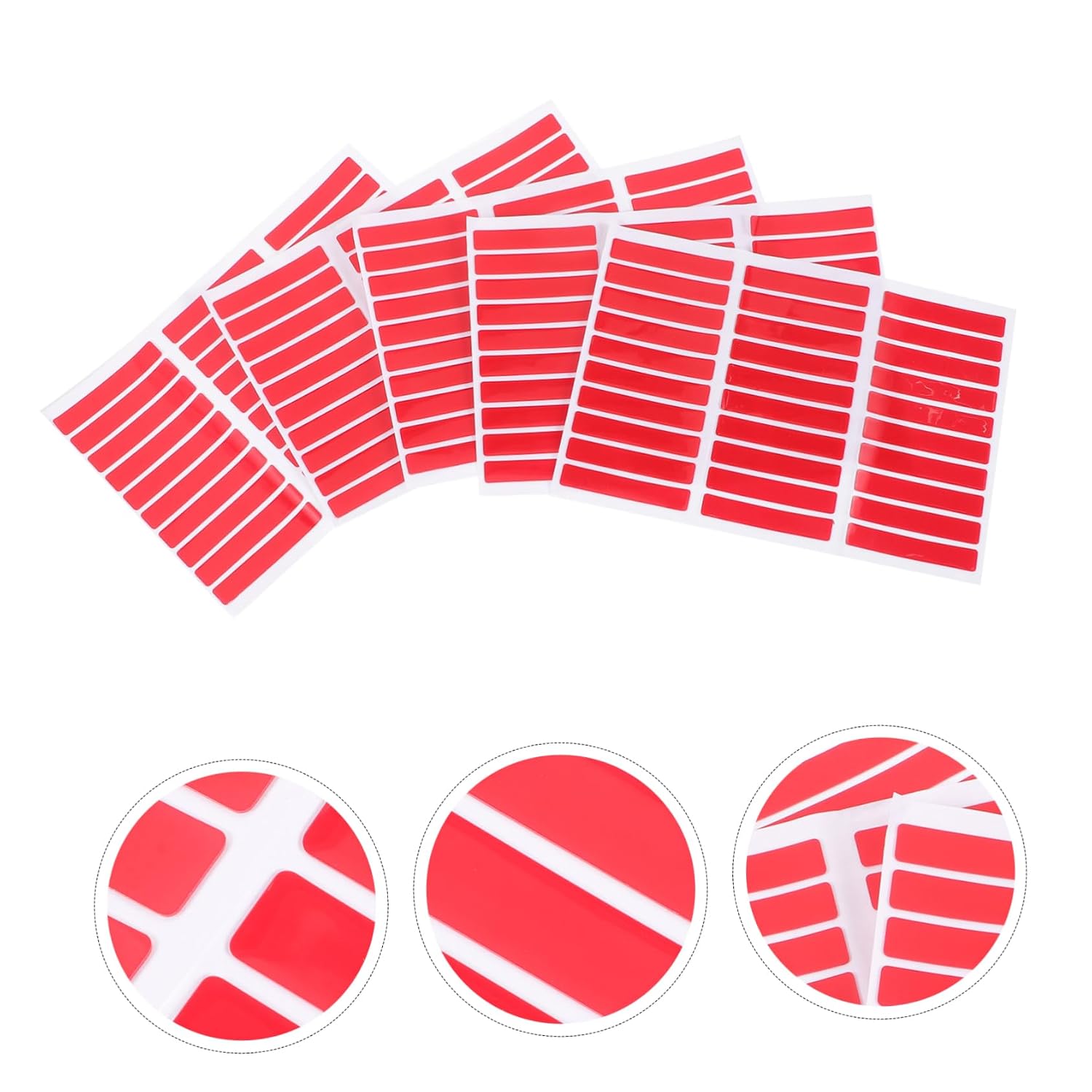 5sheets Double-Sided Crystal Tape for Nail Art Press Nails Display Stand