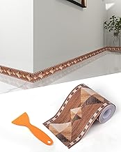 Natural Style PVC Self Adhesive Wall Border Border Border Wallpaper for Living Room Bedroom Kitchen Decoration