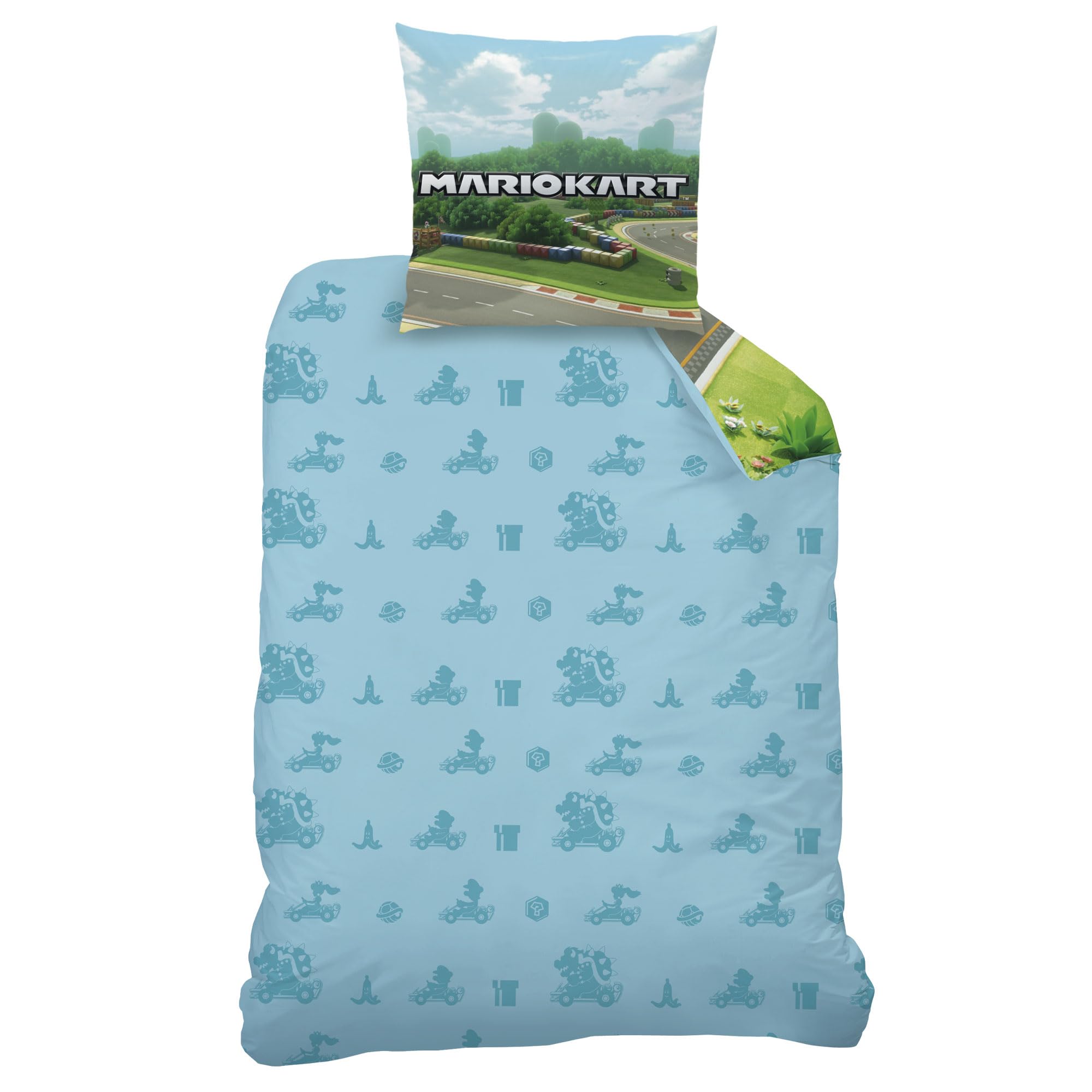 CTI Mario UP Side Down Parure de Lit Enfant 140x200 cm | 100% Coton | Oeko-TEX | Housse de Couette Enfant 1 Personne 140x200 cm 1 Taie d'oreiller 63x63 cm Imprimées CTI Mario UP Side Down Parure de Lit Enfant 140x200 cm | 100% Coton | Oeko-TEX | Housse de Couette Enfant 1 Personne 140x200 cm 1 Taie d'oreiller 63x63 cm Imprimées