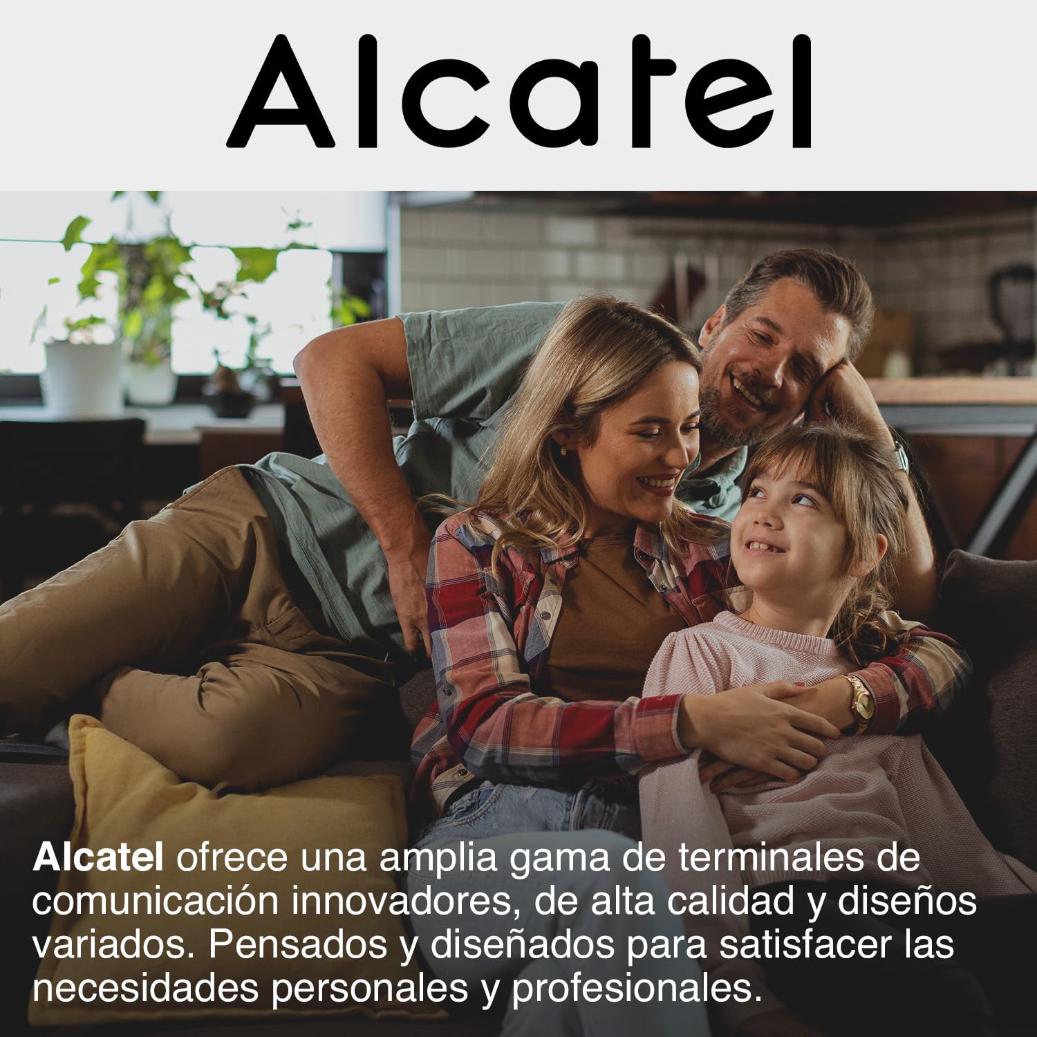 ALCATEL E260 S. Voice Dúo- Teléfono inalámbrico DECT con contestador automático -Diseño Compacto - Gran Pantalla retroiluminada - Manos Libres - Bloqueo de Llamadas no deseadas - 2 terminales - Negro