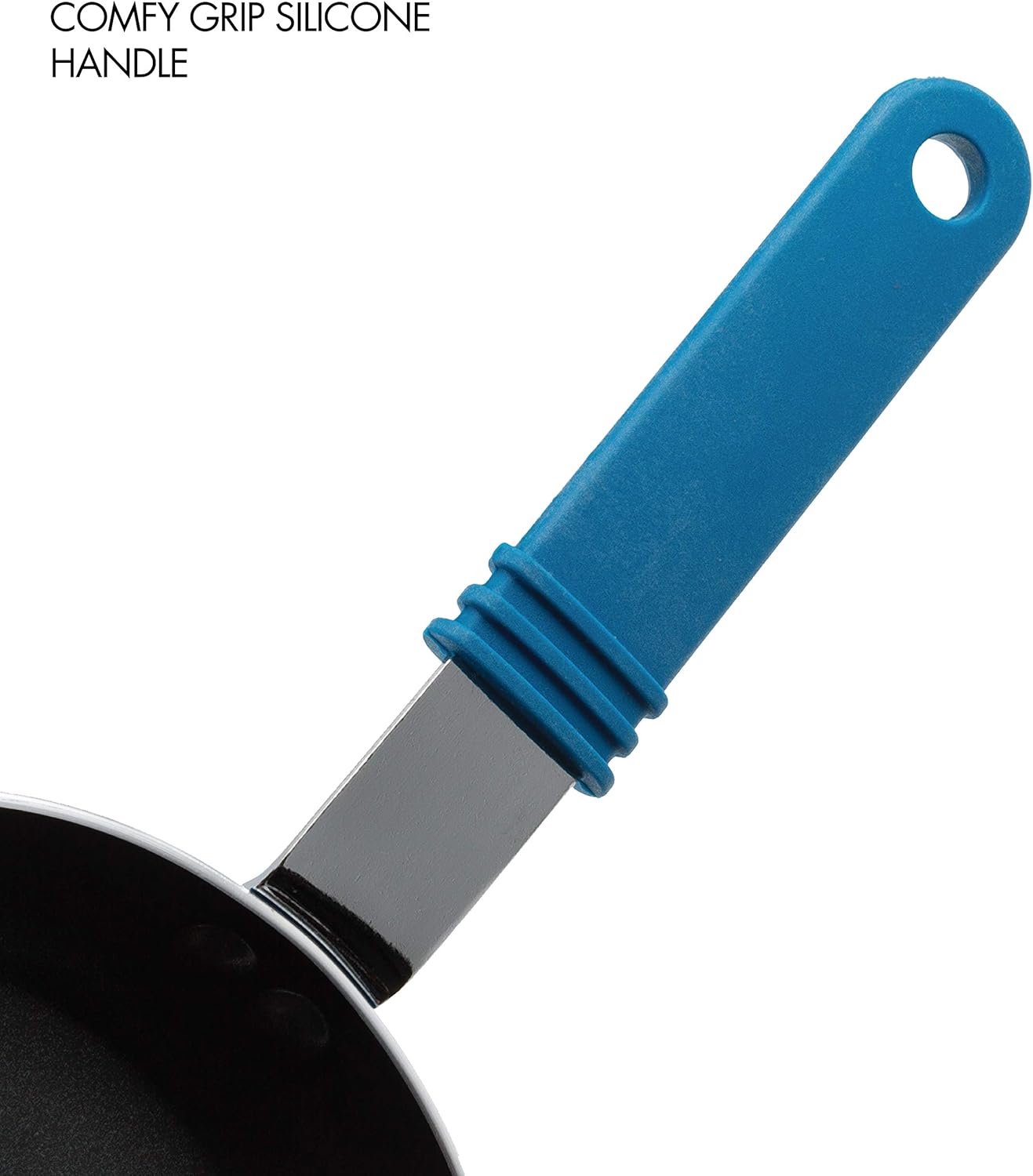 Ecolution Kitchen Extras 5-1/2-Inch Fry Pan, Mini, Blue (Pack of 3)