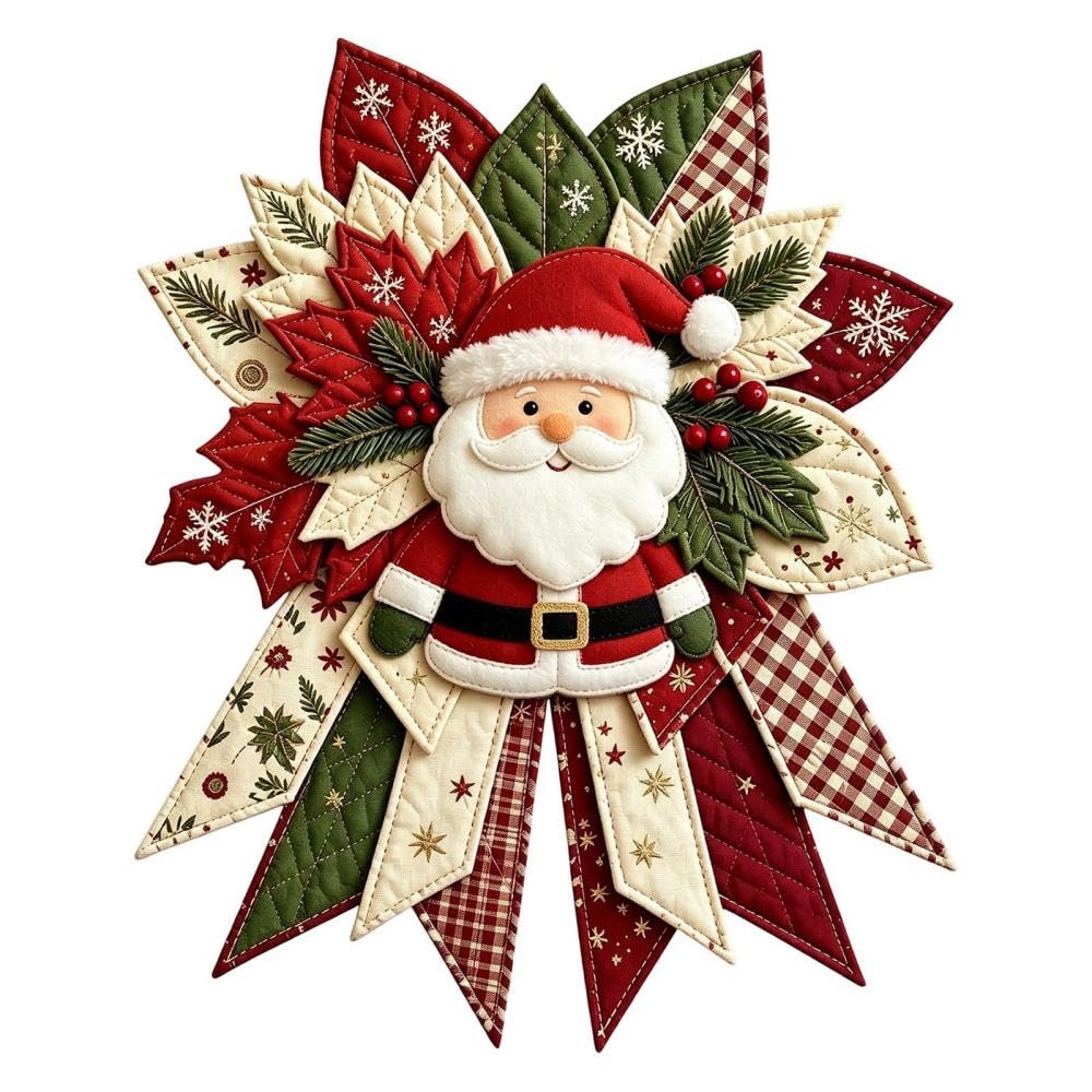 Quilted Christmas Tree Door Hanging Kit | DIY Wreath Sewing Project Kits