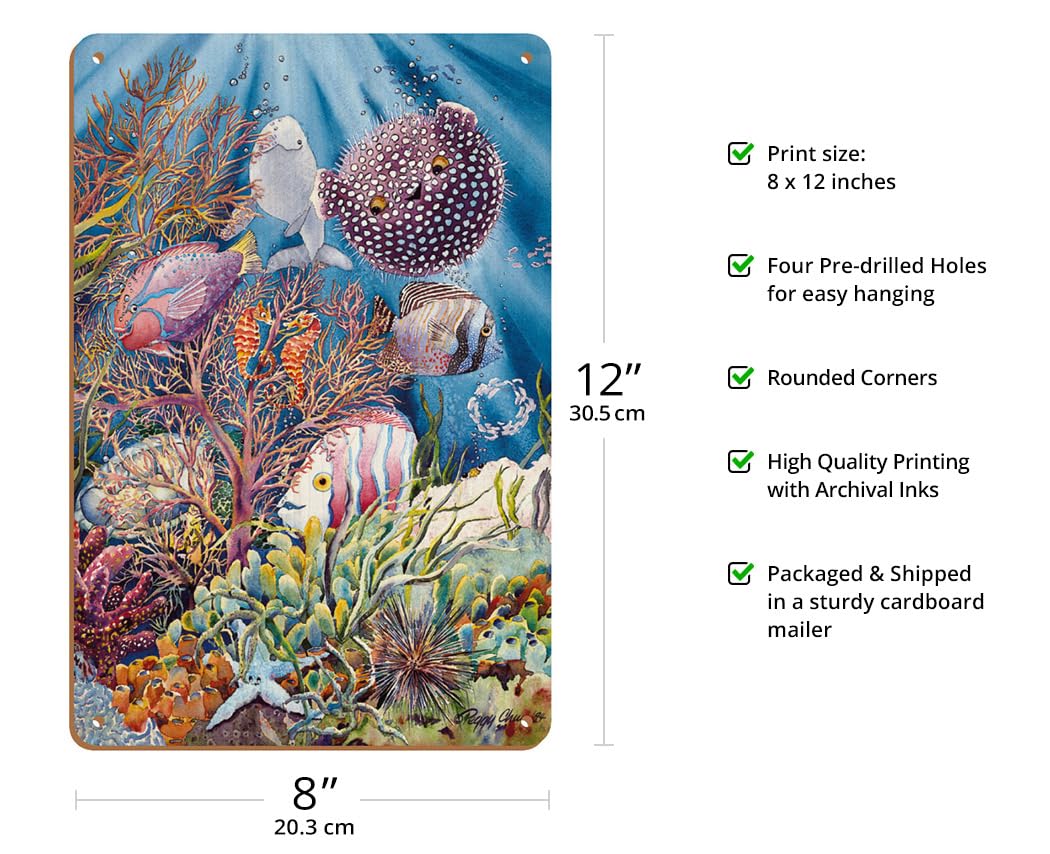 Amazon.com: Coral Reef - Hawaiian Fish (Iʻa) - From an Original