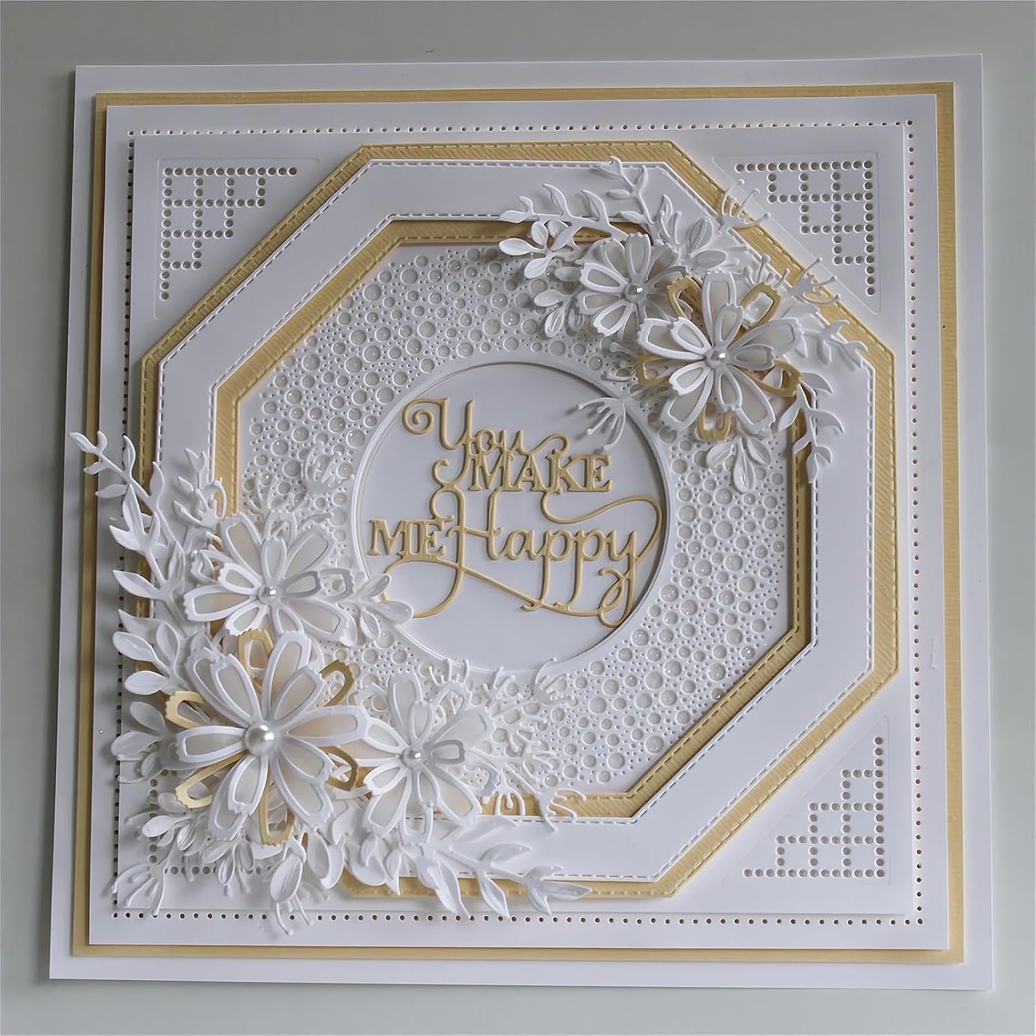 Briartw 7pcs/Set Blessings and Encouragement Sentiments Cutting Dies for Card Making,Embossing Stencil for DIY Decoration Scrapbooking,Greetings Card,Invitation,Make Gifts for Family and Friends
