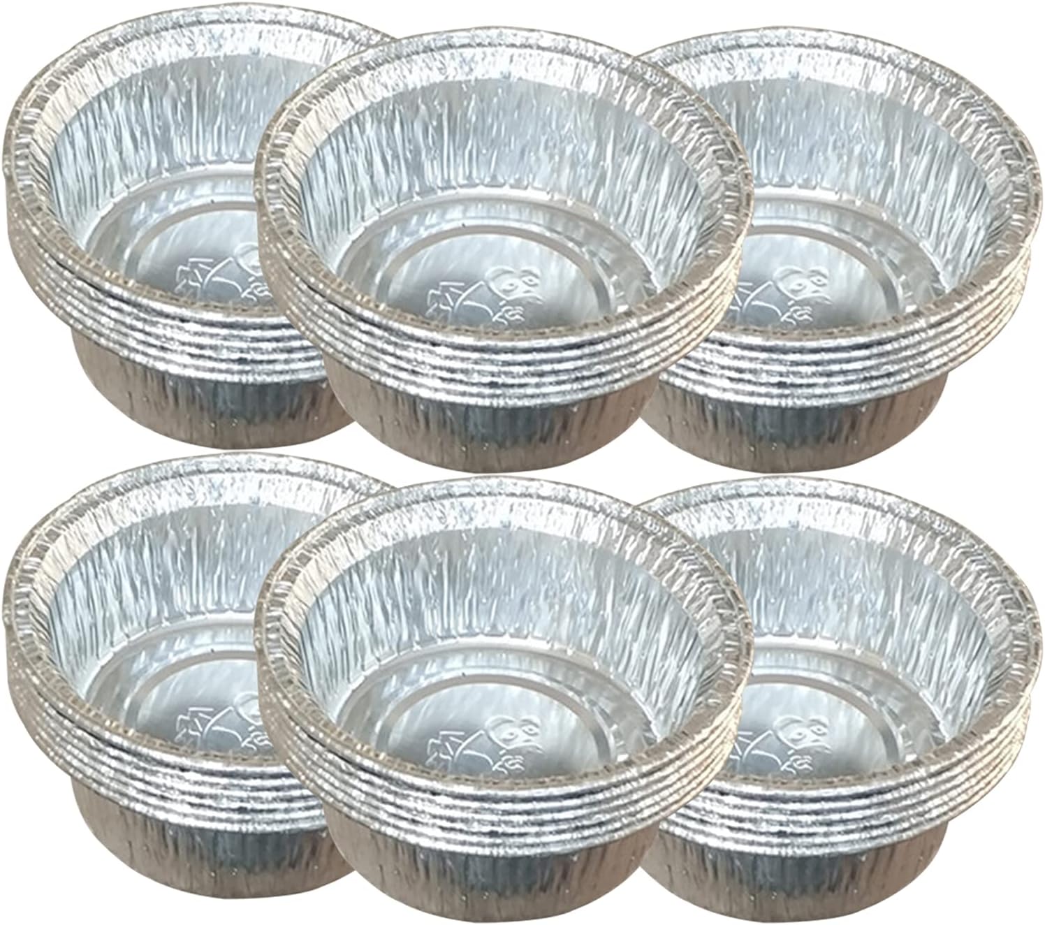 GUTYRE Aluminum Foil Ashtray, Tin Foil Ash Steel, Disposable Metal Ashtray, 100