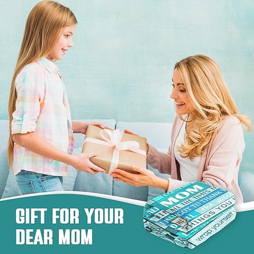 Miniatura 2 de Manta de Navidad para mamá, regalos para cumpleaños de mamá, regalos de hijas e hijos, manta de madre para San Valentín, día de la madre, 60 x 50