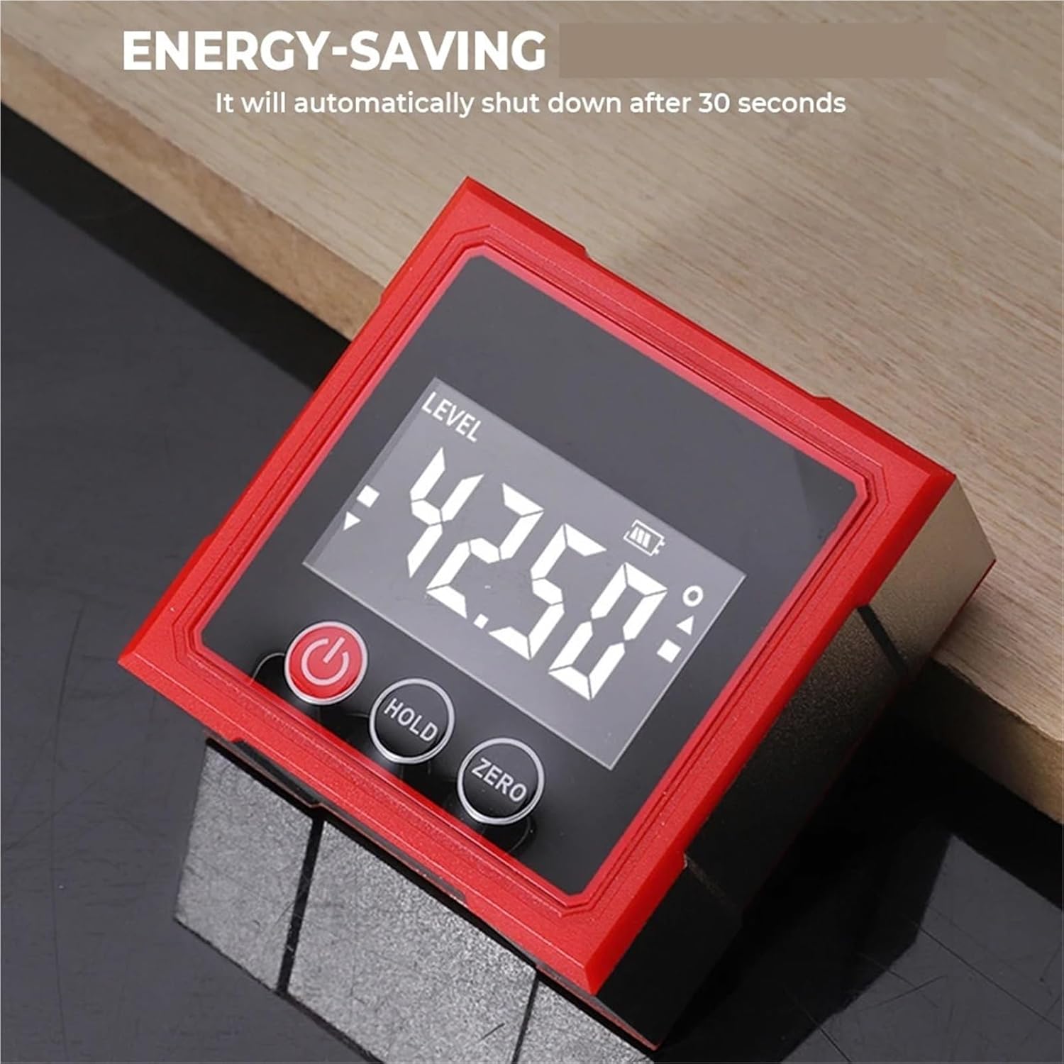 Digital Angle Finder, Mini Electronic Digital Protractor Magnetic Inclinometer Display Angle Gauge Level Box,Angle Finder