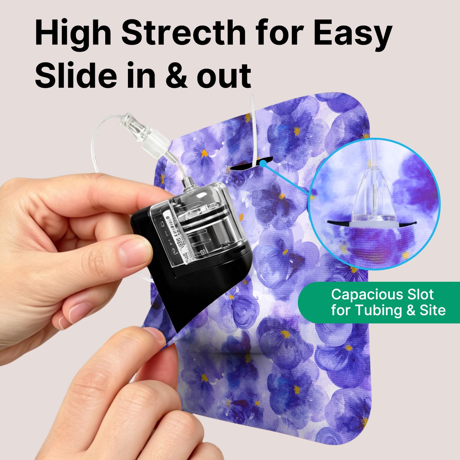 Paquete de 35 parches adhesivos en tándem Mobi de bolsillo, impermeables y resistentes al sudor, soporte para bolsa de insulina Mobi, hipoalergénico y sin látex