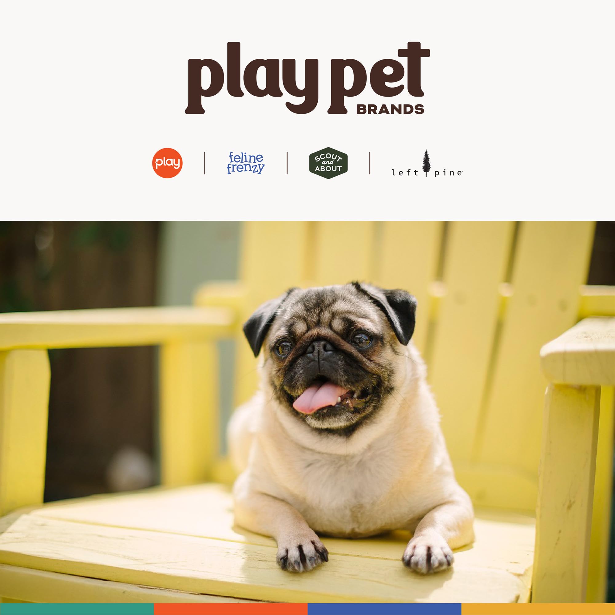P.L.A.Y. Pet Lifestyle and You - Pluszowa zabawka dla psów i kotów - precel
