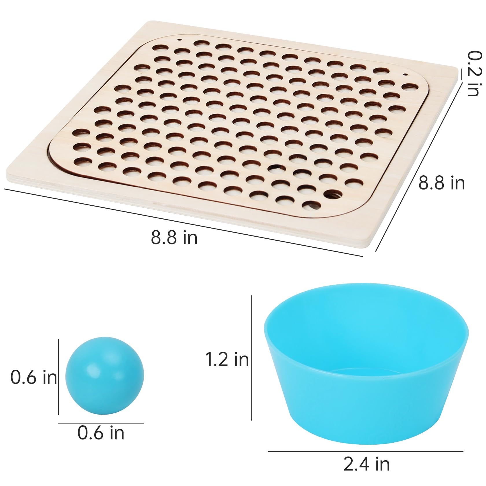ANPEAC Juguetes Montessori de Madera,Rompecabezas de Cuentas, Juguetes educativos de matemáticas,Motricità Fine Juguetes para niños de 3, 4 5 6 años,Puzzle Bambini,Idee Regalo per Ragazzo & Ragazza