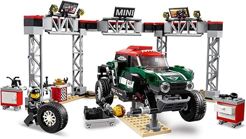Miniatura 7 de LEGO Speed Champions 1967 Mini Cooper S Rally y 2018 MINI John Cooper Works Buggy 75894 Kit de construcción (481 piezas)
