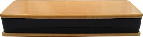 Miniatura 7 de Isaac Kieran Collar de cuero sintético negro para joyería de viaje estuche para collar negro 67 x 55 pulgadas