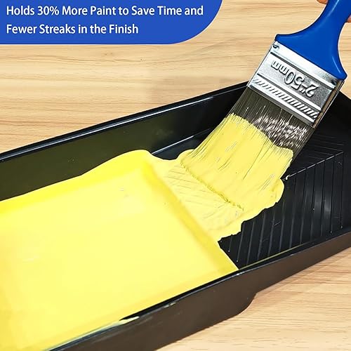 Miniatura 4 de 30 piezas (12, 1, 1.5, 2, 2.5 pulgadas), pinceles de pintura de cerdas para el hogar, juego de pinceles de pintura, pinceles de pintura, tubos de