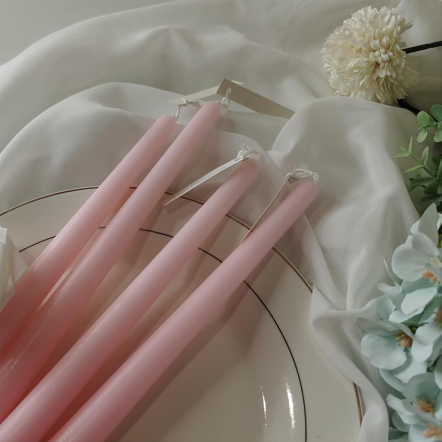 Color Taper Candles Smokeless Candle Long Candles Wax Colored Taper Candles for Decor Wedding,Festival and Special Occasions