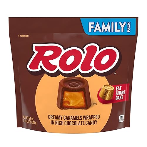 Miniatura 3 de ROLO Paquete familiar de caramelos ricos de chocolate, 17.8 onzas