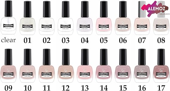 Golden Rose Keratin Fall & Winter Nail Color No: 214 - Keratin Oje Kış Koleksiyonu