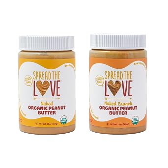 NAKED Organic Peanut Butter and NAKED CRUNCH Organic Peanut Butter 2-pack combo